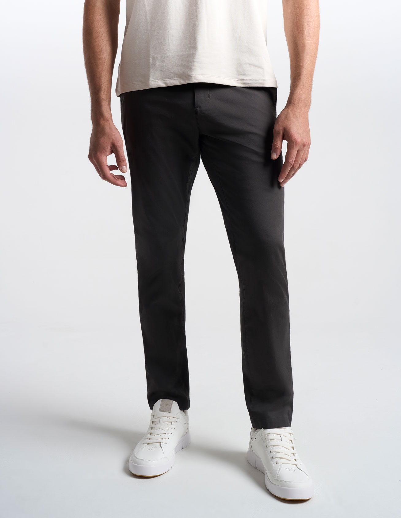 Stretch Khakis - Dark Charcoal