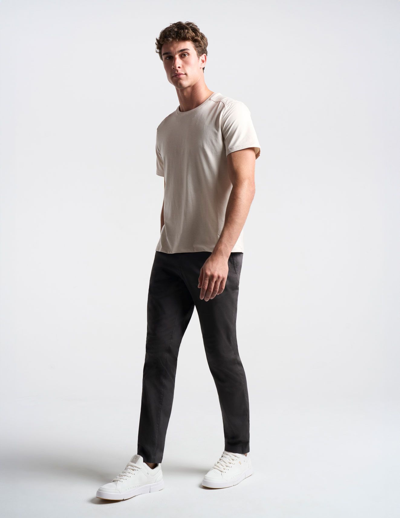 Stretch Khakis - Dark Charcoal