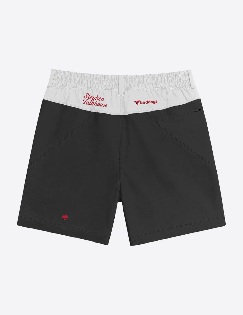 3 in 1 Khaki Shorts - Black & Talkhouse Red (The Stephen Talkhouses)