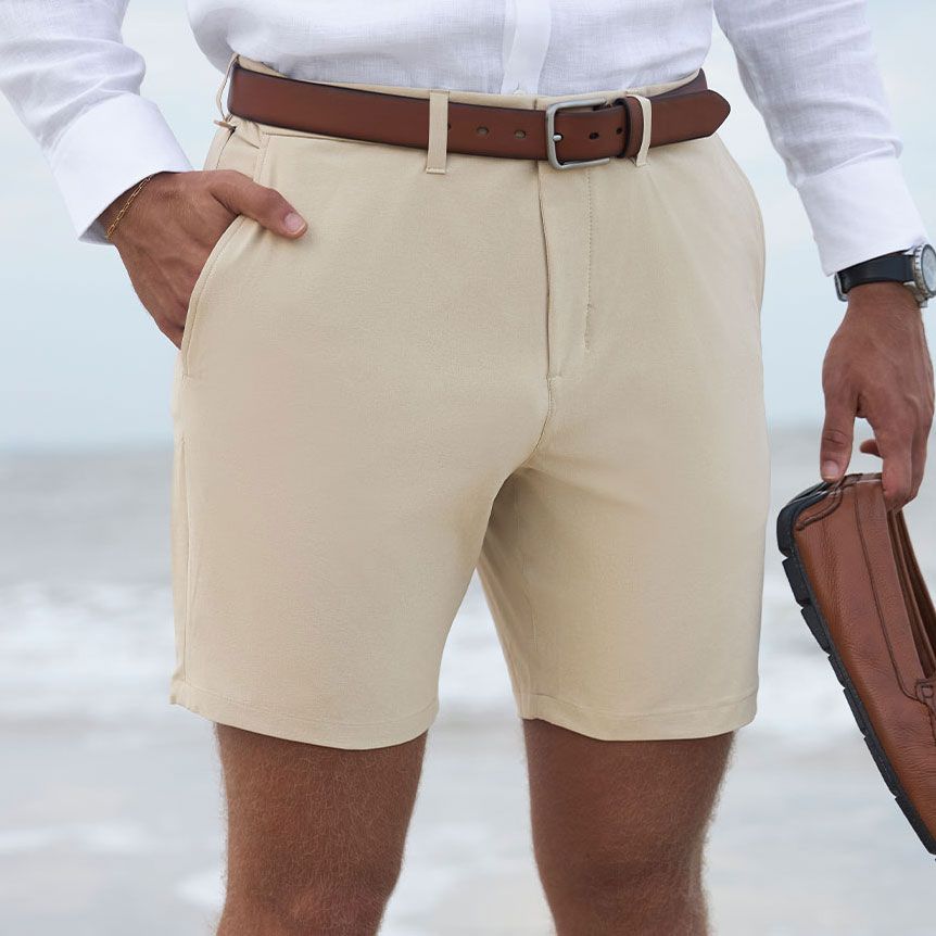 COMFY FLEX 5-pocket broek heren - slanke pijp grijs main image 1