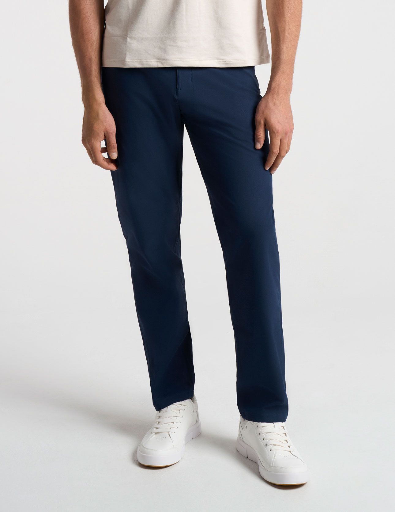 5-Pocket Tech Pants - Dark Navy - Classic Fit