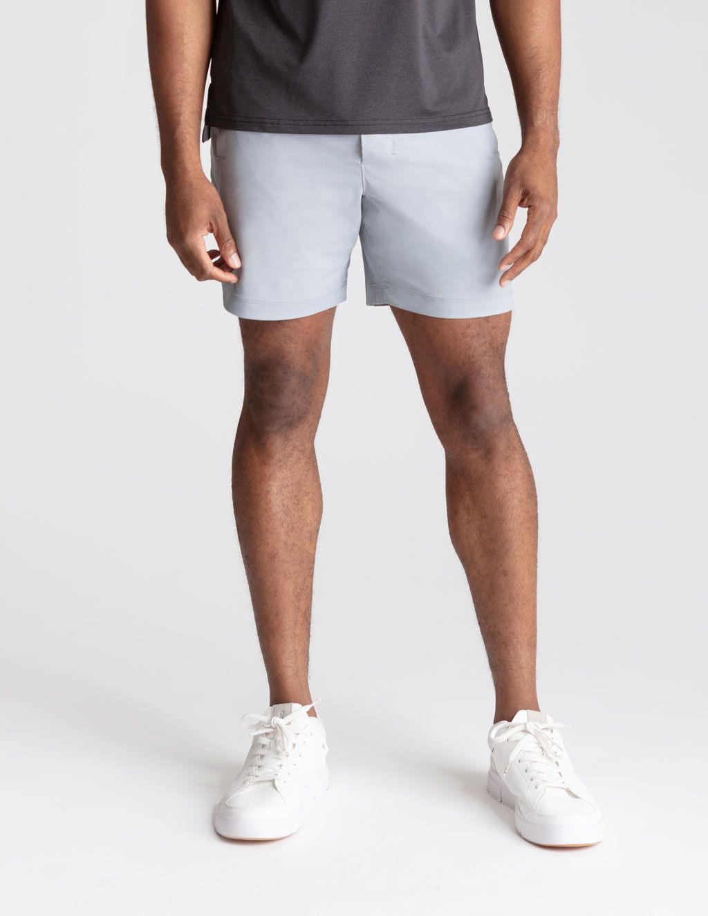 韓国人気【haag】 cloud shorts light grey AG - Wanderer Light Gray Linen Shorts | Mitchell Stores