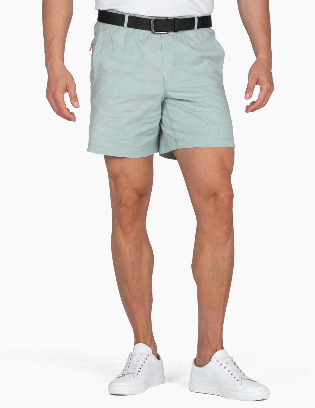 Oxford Shorts - Stone Blue