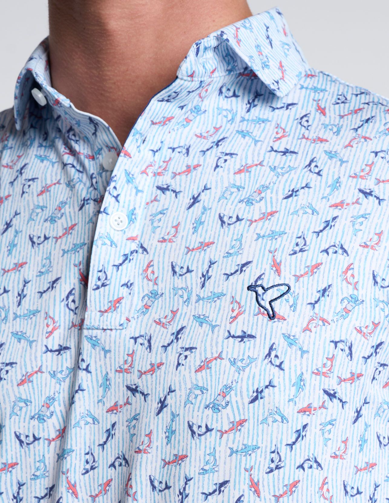 Performance Polo - Merman Print