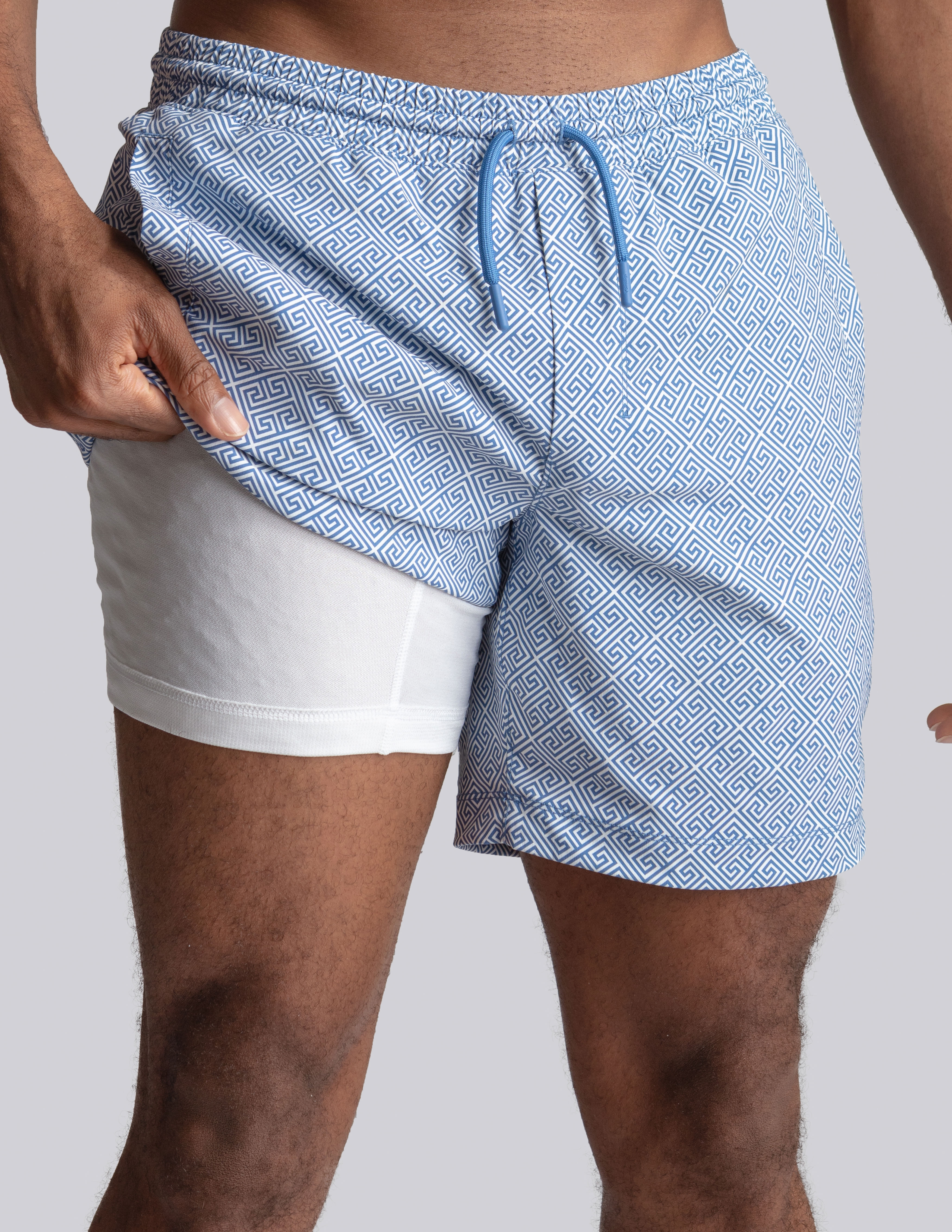Swim Shorts - Delphi Blue (The Aegean Ease)