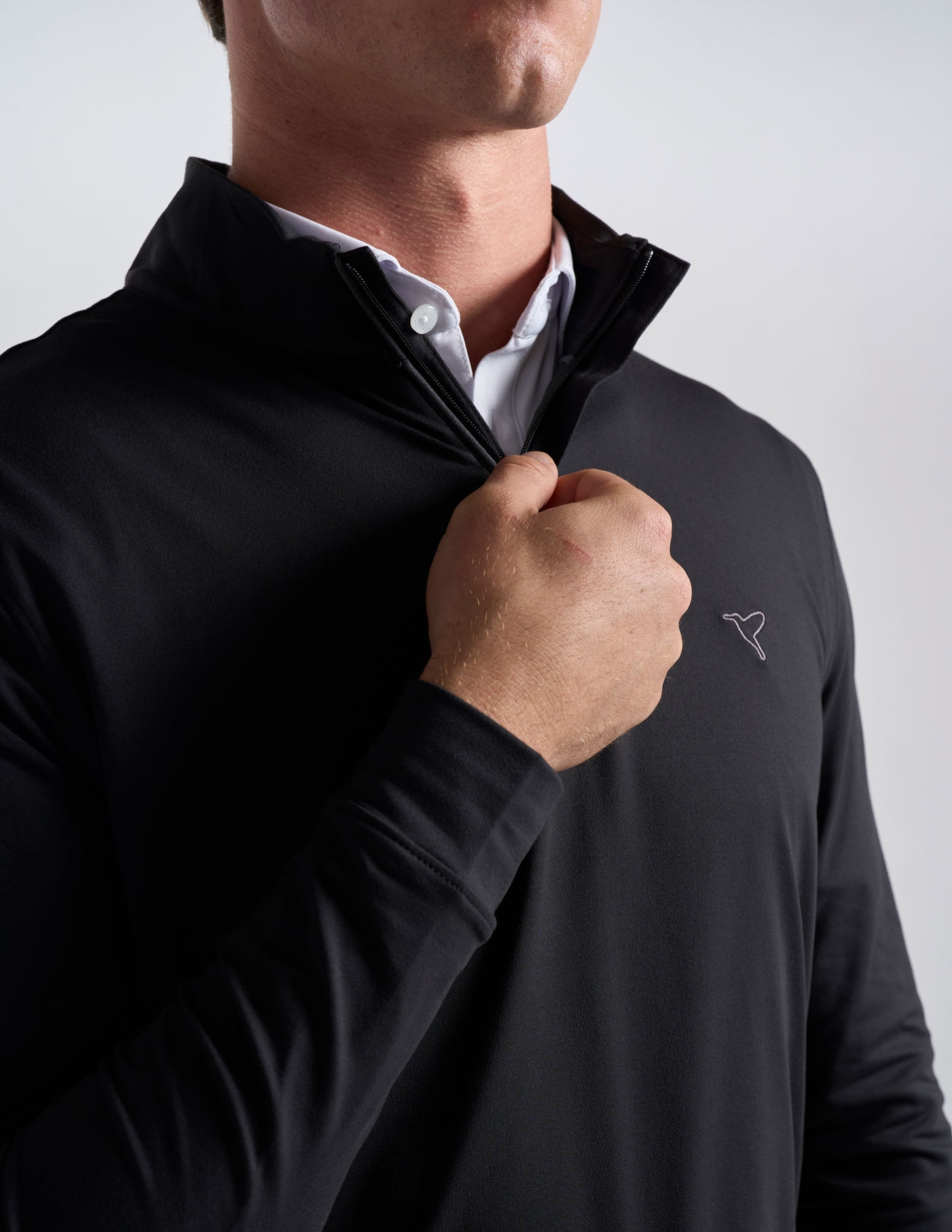 Quarter Zip - Black