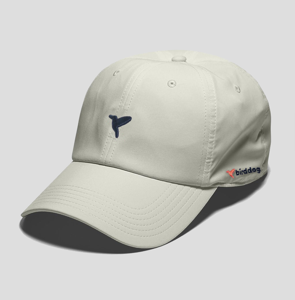 Khaki & Navy Bird Golf Hat
