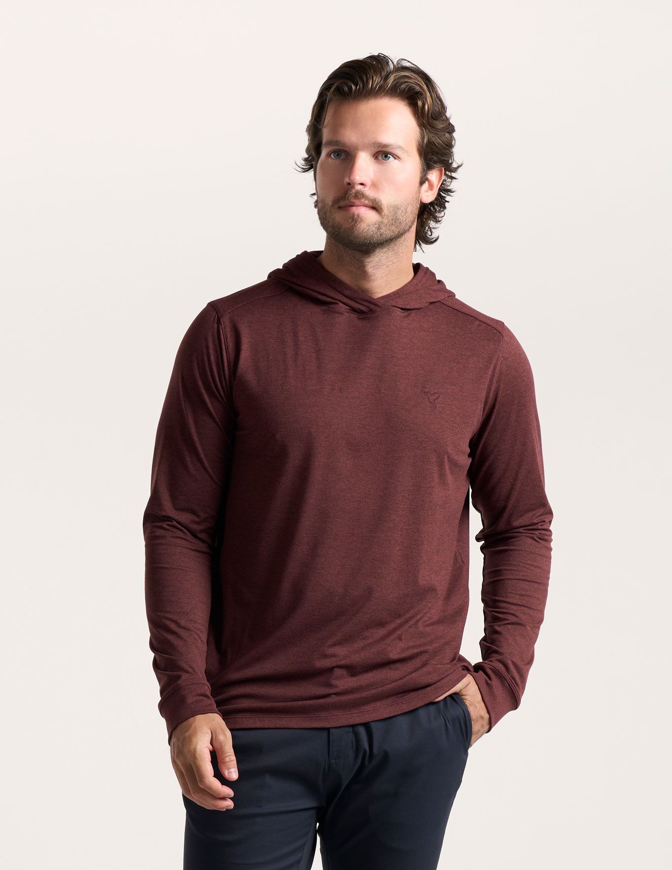 SuperSoft Hoodie - Maroon Heather