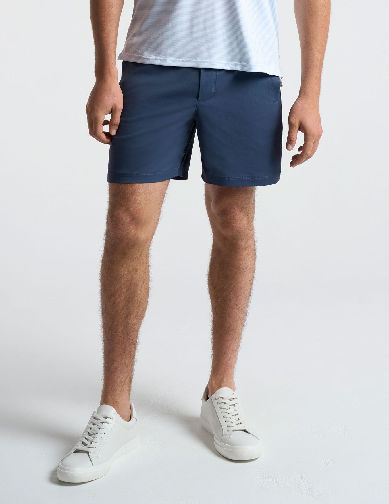 Khaki Shorts - Navy