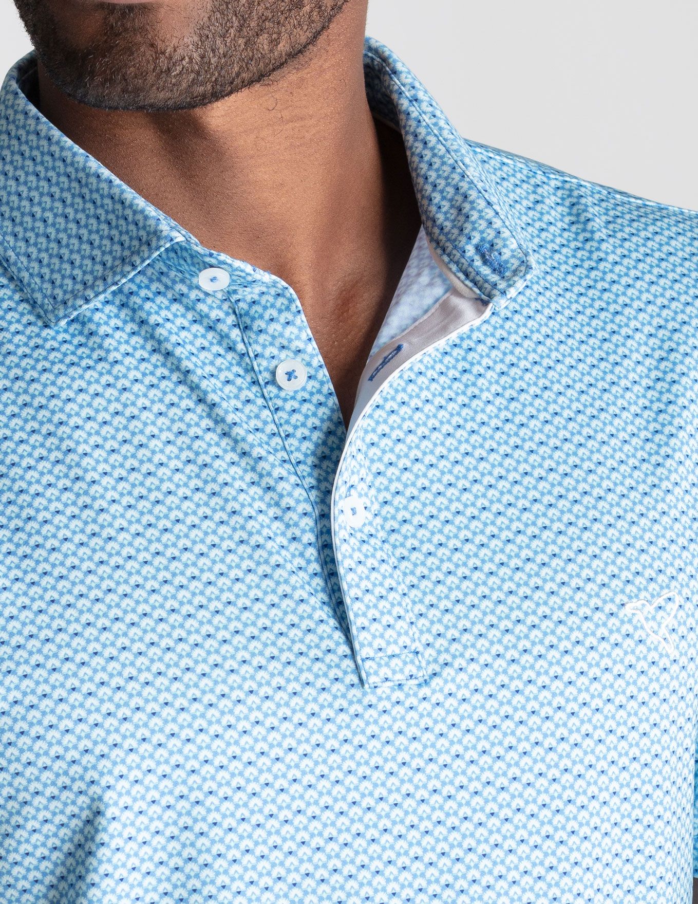 Performance Polo - Teal Fans