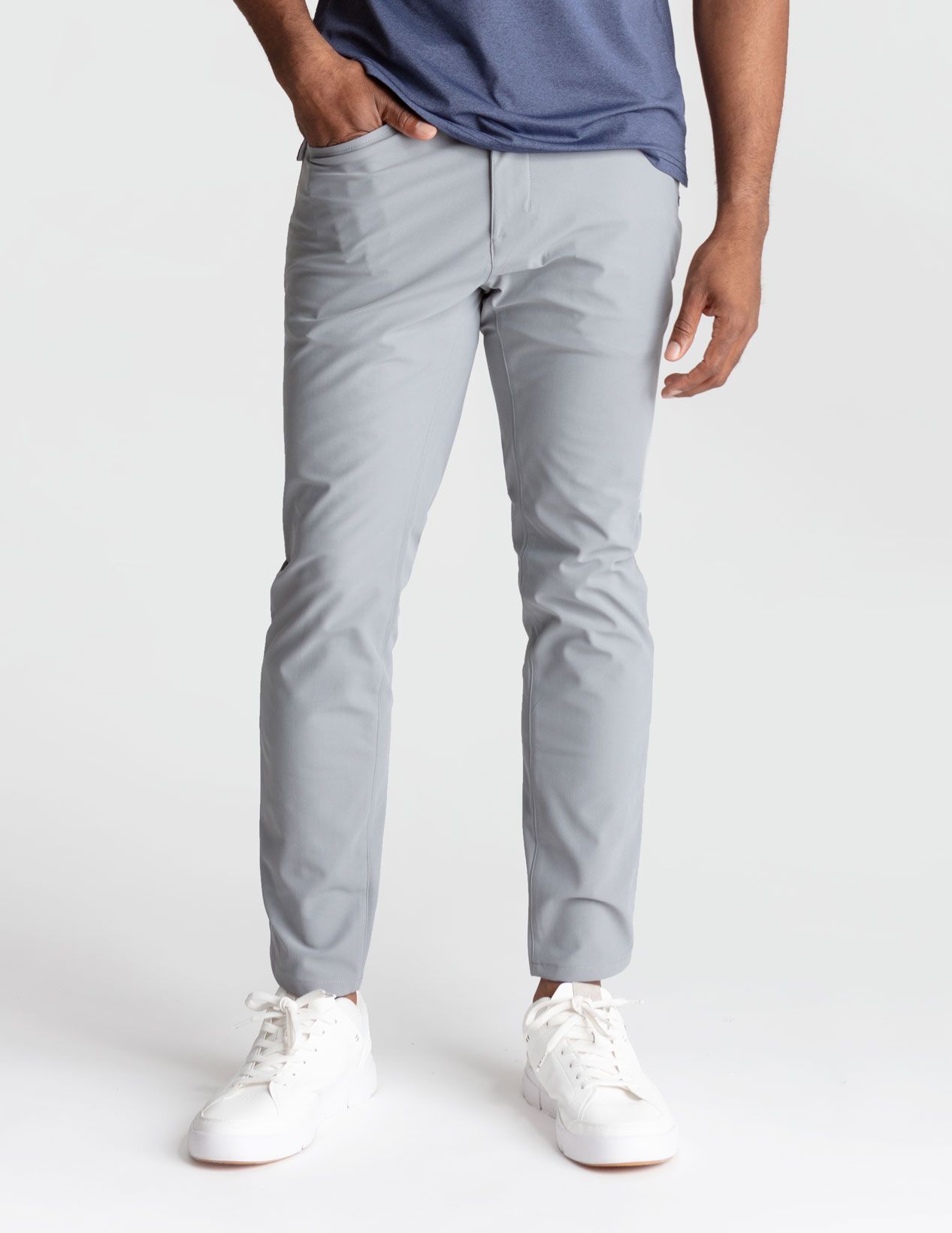 5-Pocket Tech Pants - Gray | birddogs