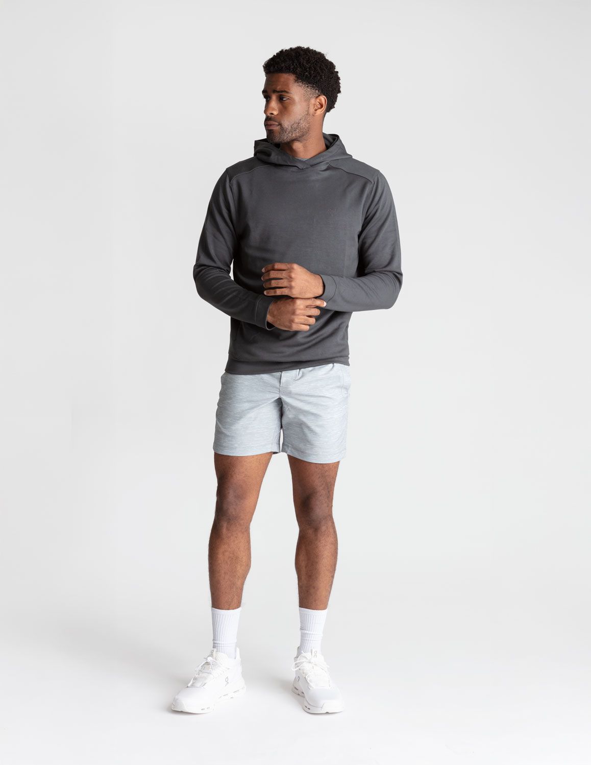 Performance Hoodie - Black Sand