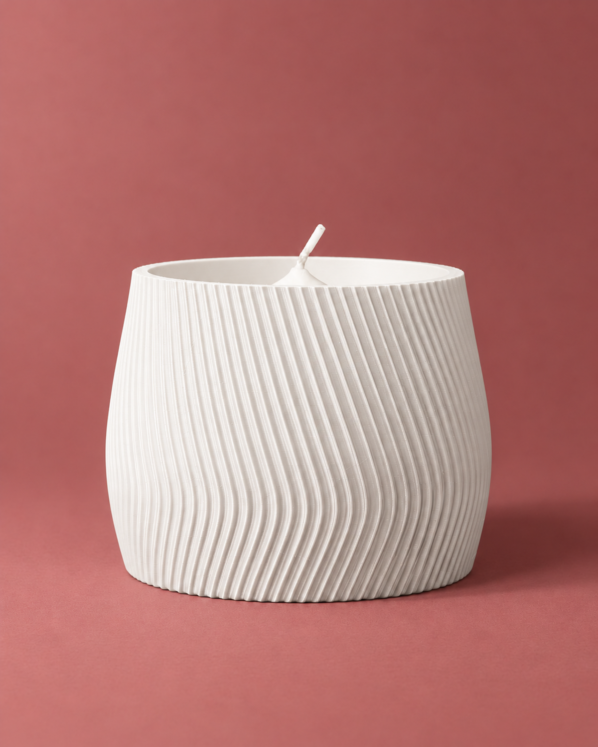 Porta-velas na cor Branco