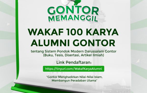 Wakaf 100 Karya Alumni Tentang Sistem Pondok