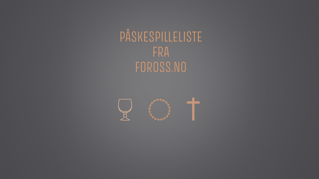 Musikktips til påsken