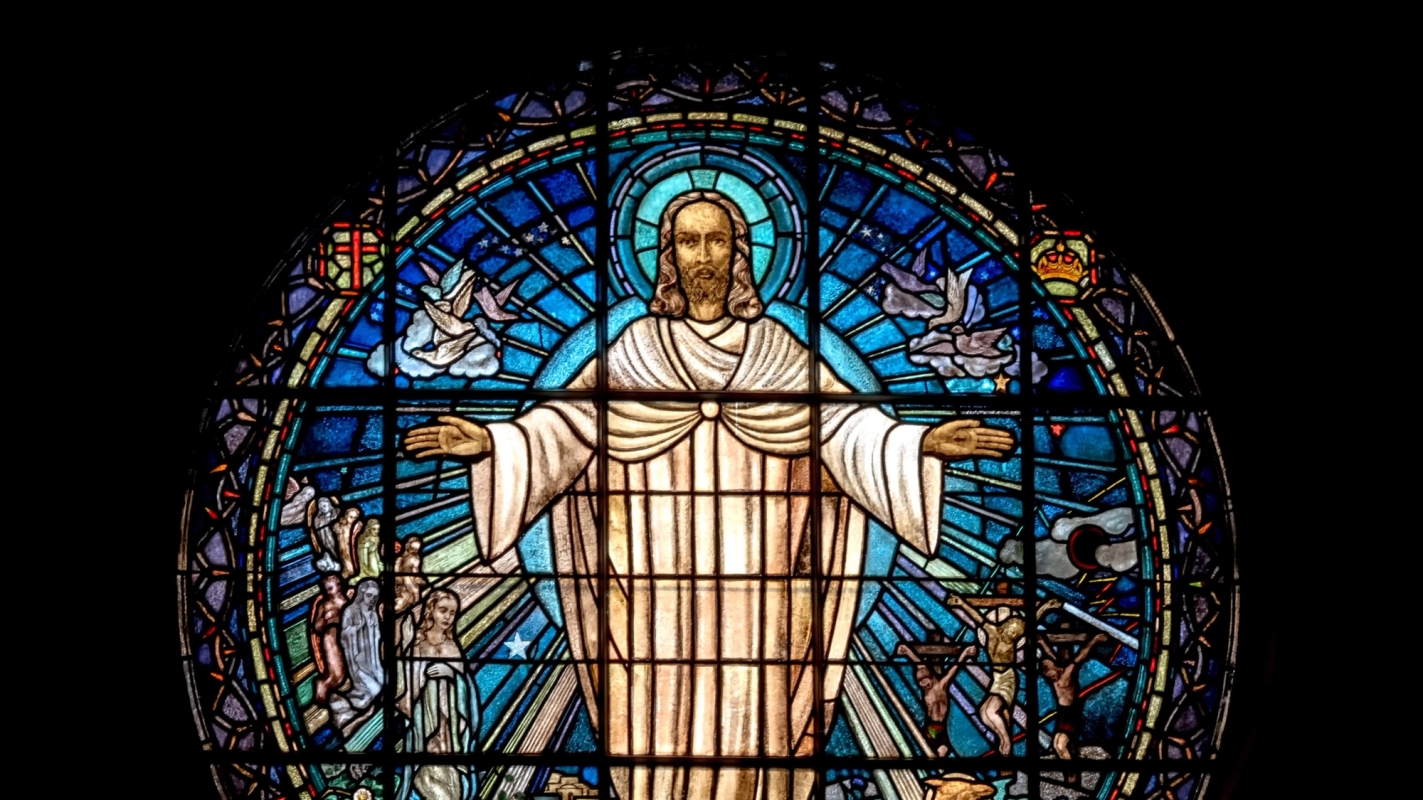 Jesus som lidende menneske og som Gud i fødselen