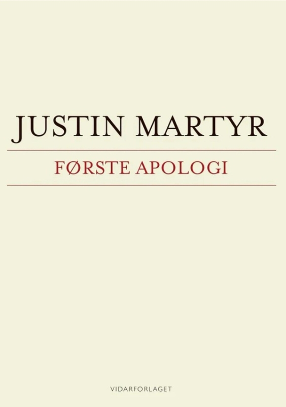 Boktips: Justin Martyrs Første apologi