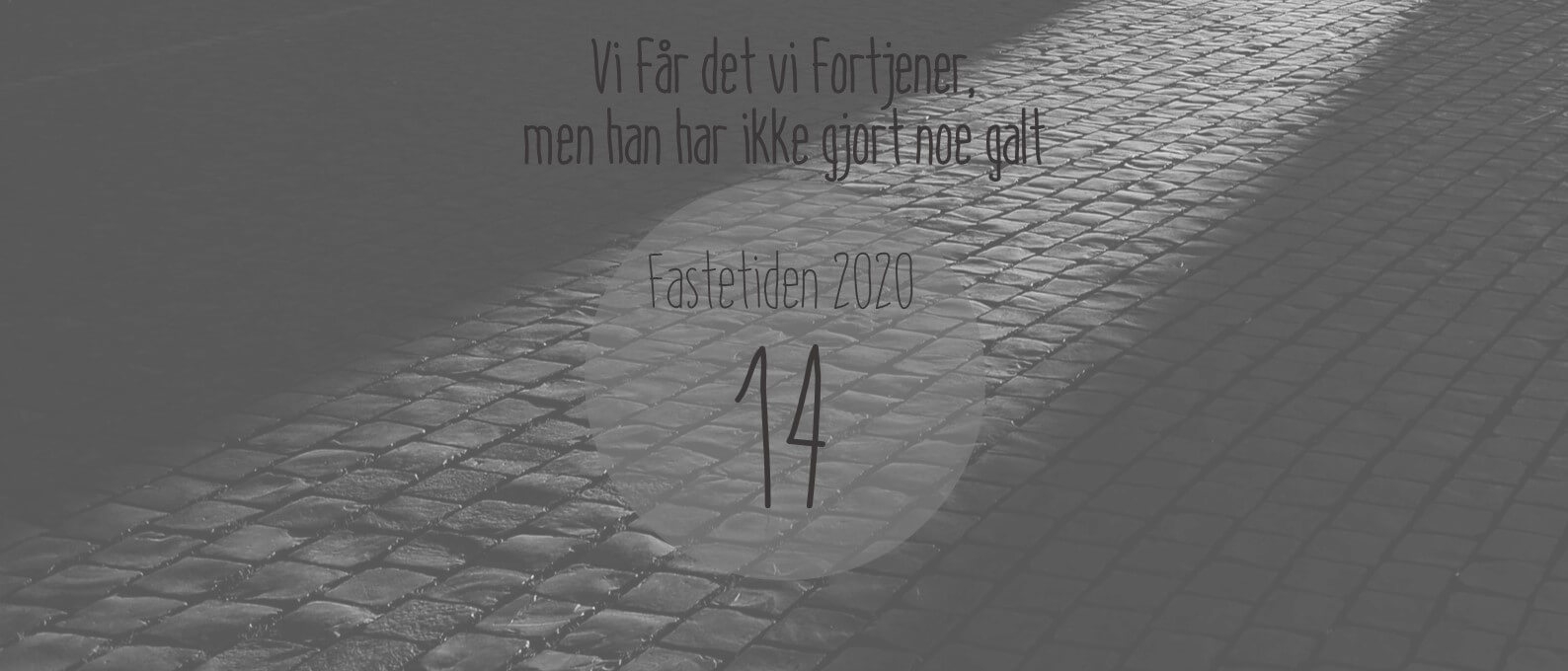 Vi får det vi fortjener, men han har ikke gjort noe galt