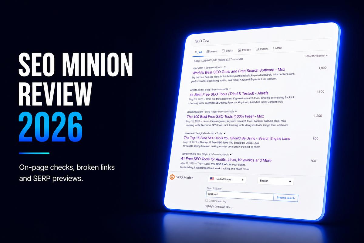 SEO Minion Review 2026: How to Use the Chrome Extension for SEO