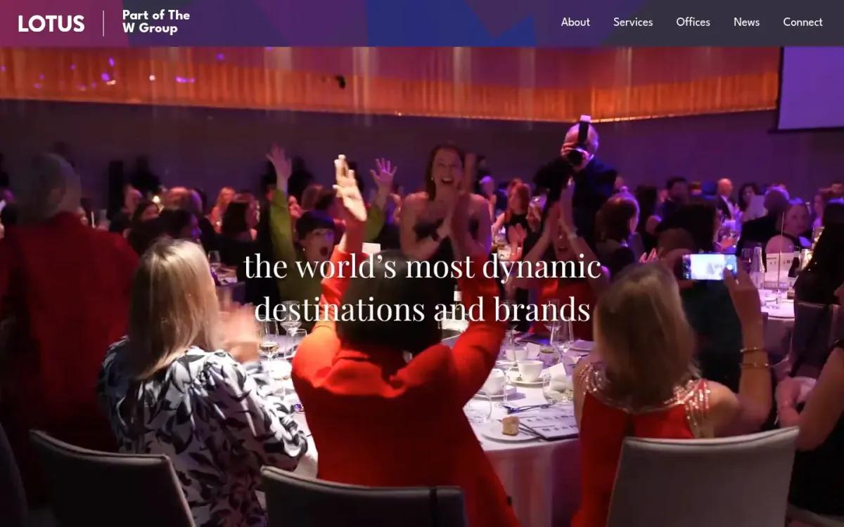 LOTUS homepage screenshot captured in October 2026