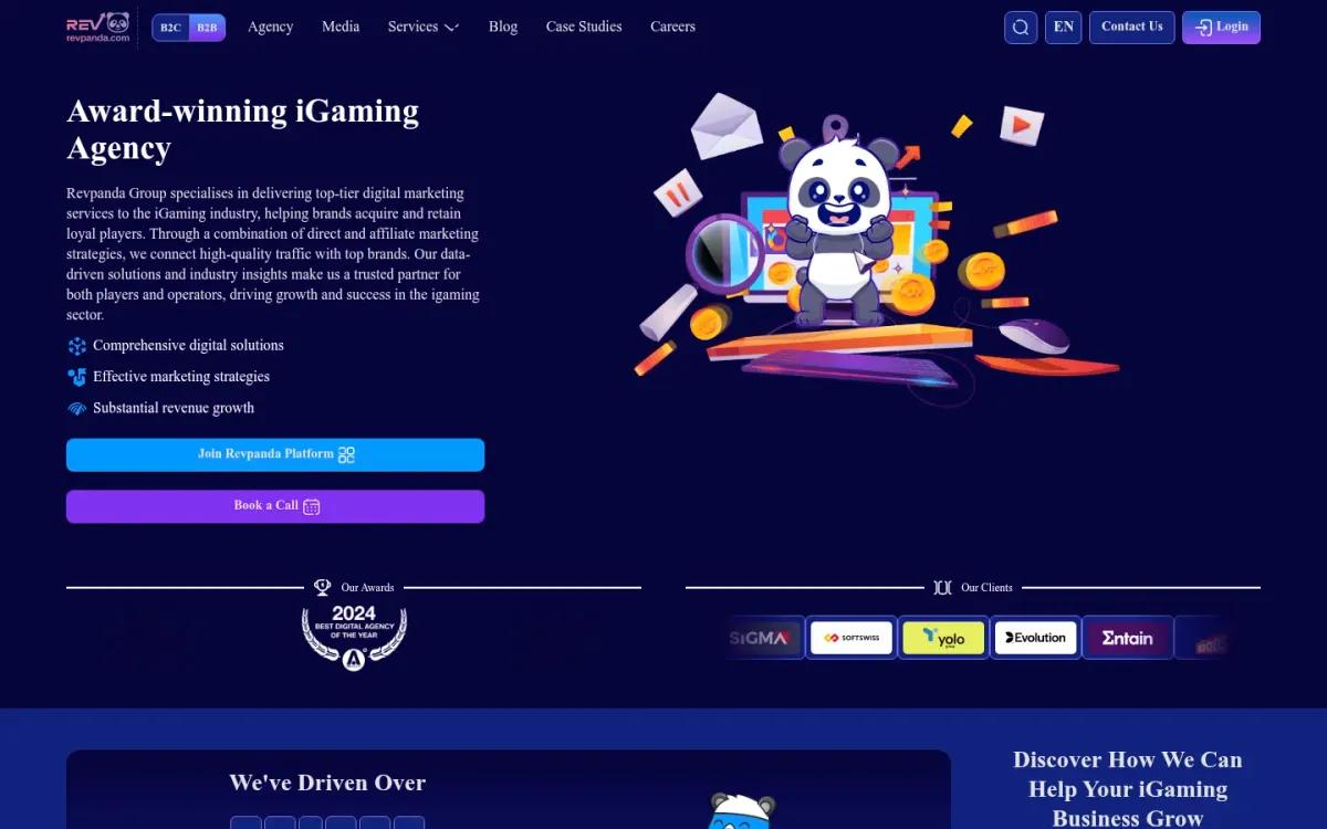 Revpanda homepage screenshot captured in October 2026