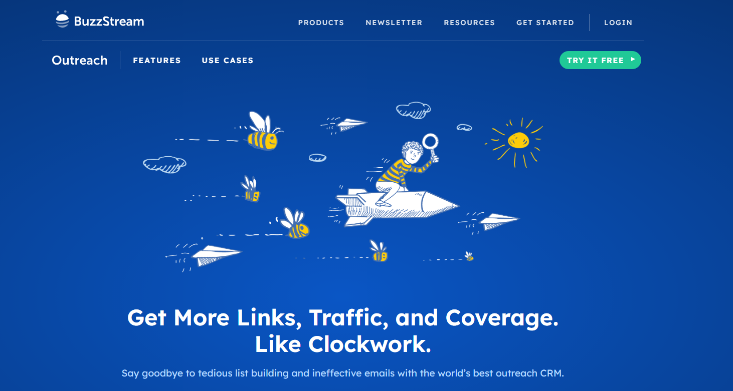BuzzStream blogger outreach and link building CRM