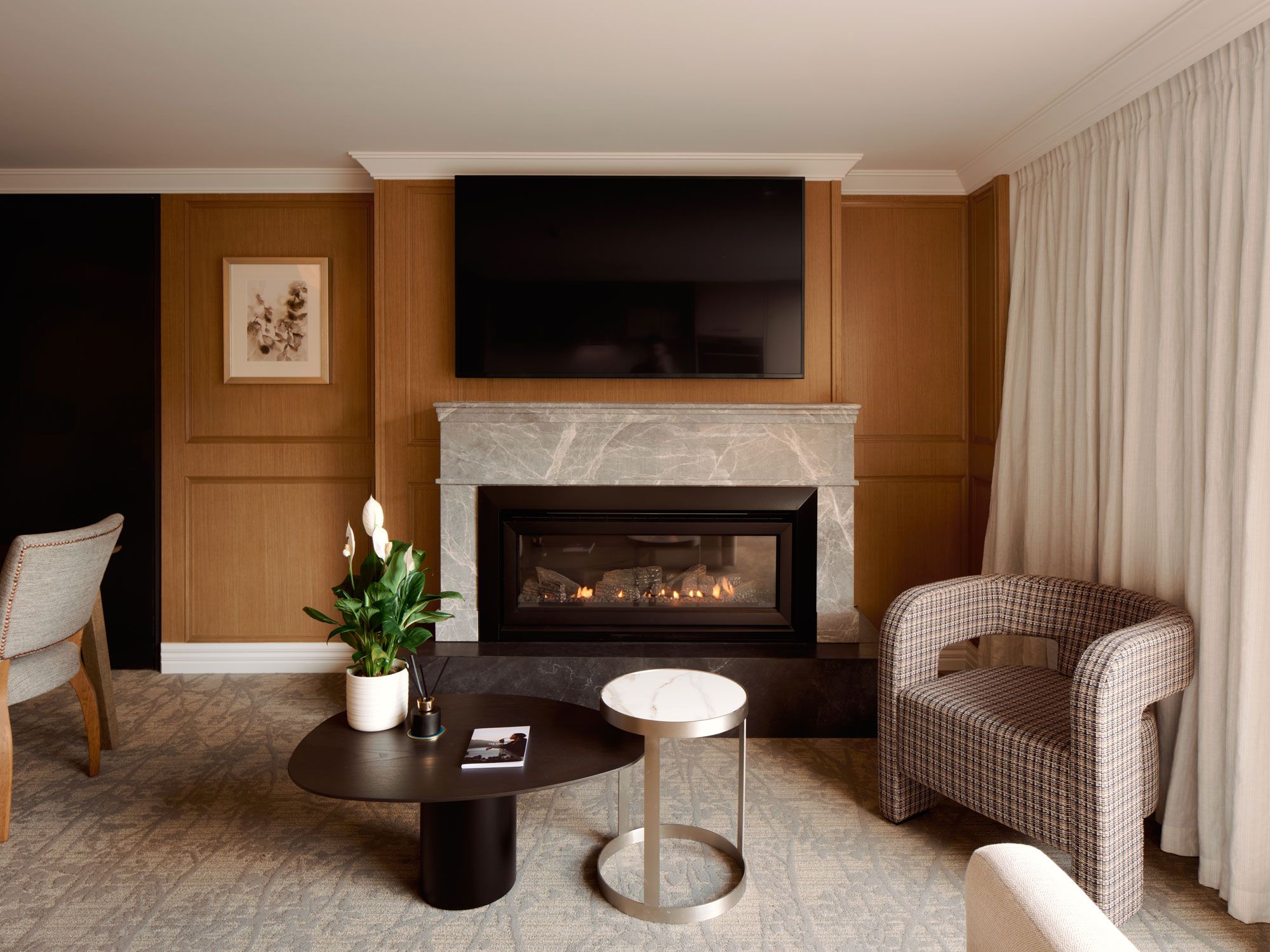 Beautifully appointed interiors