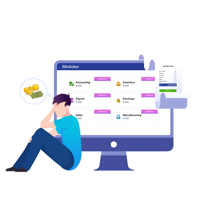 Ilustrasi Pembelian Modul ERP