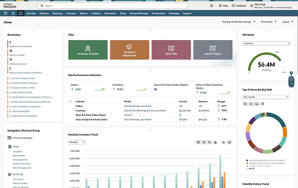 Netsuite Inventory