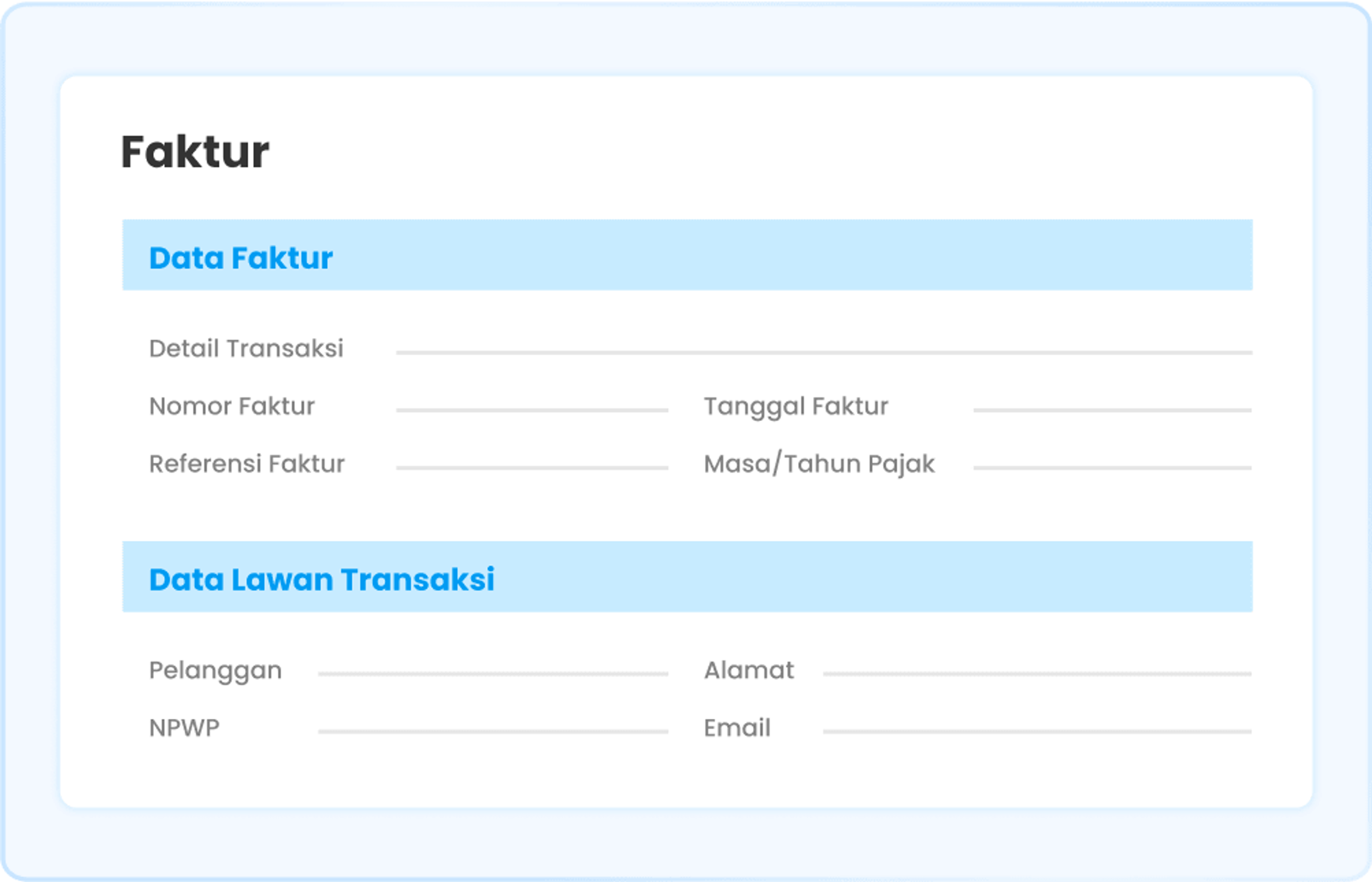 Tax invoices illustration in Ukirama ERP