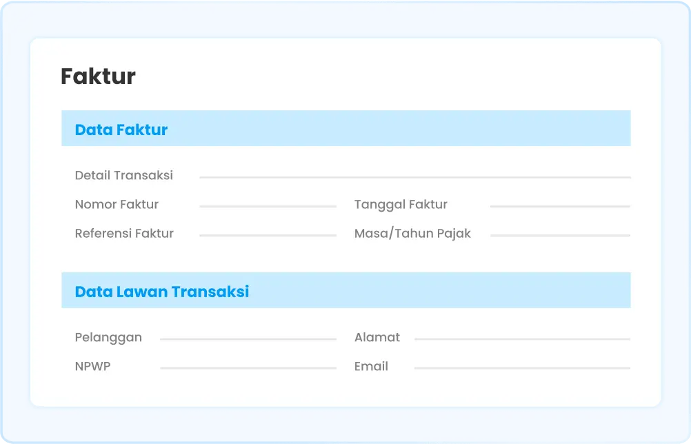 Ilustrasi faktur pembelian dan penjualan di software Ukirama ERP