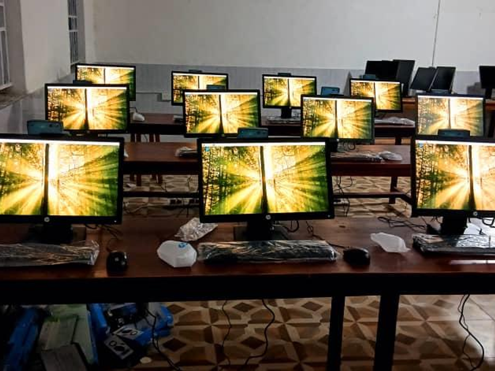 The KUBO lab at Mid-West High School, Fort Portal