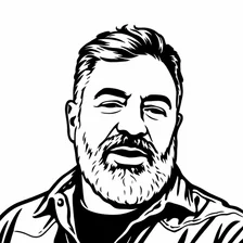 illustration of Adam, talking.