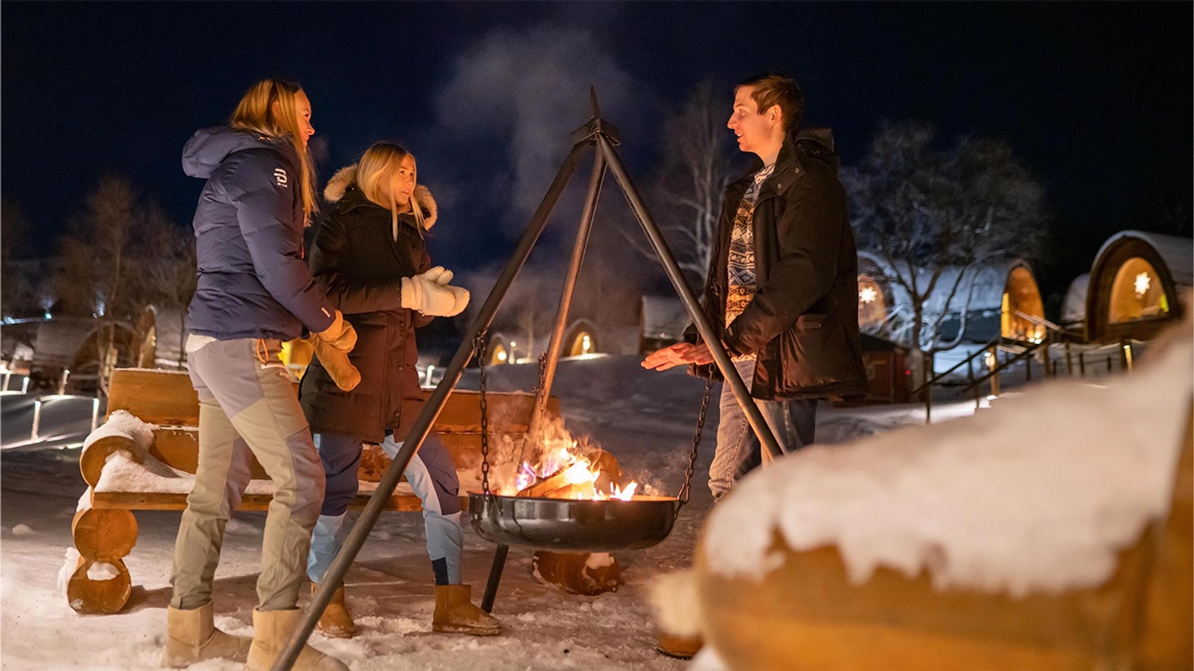 Jul og nyttårsaften på snøhotellet