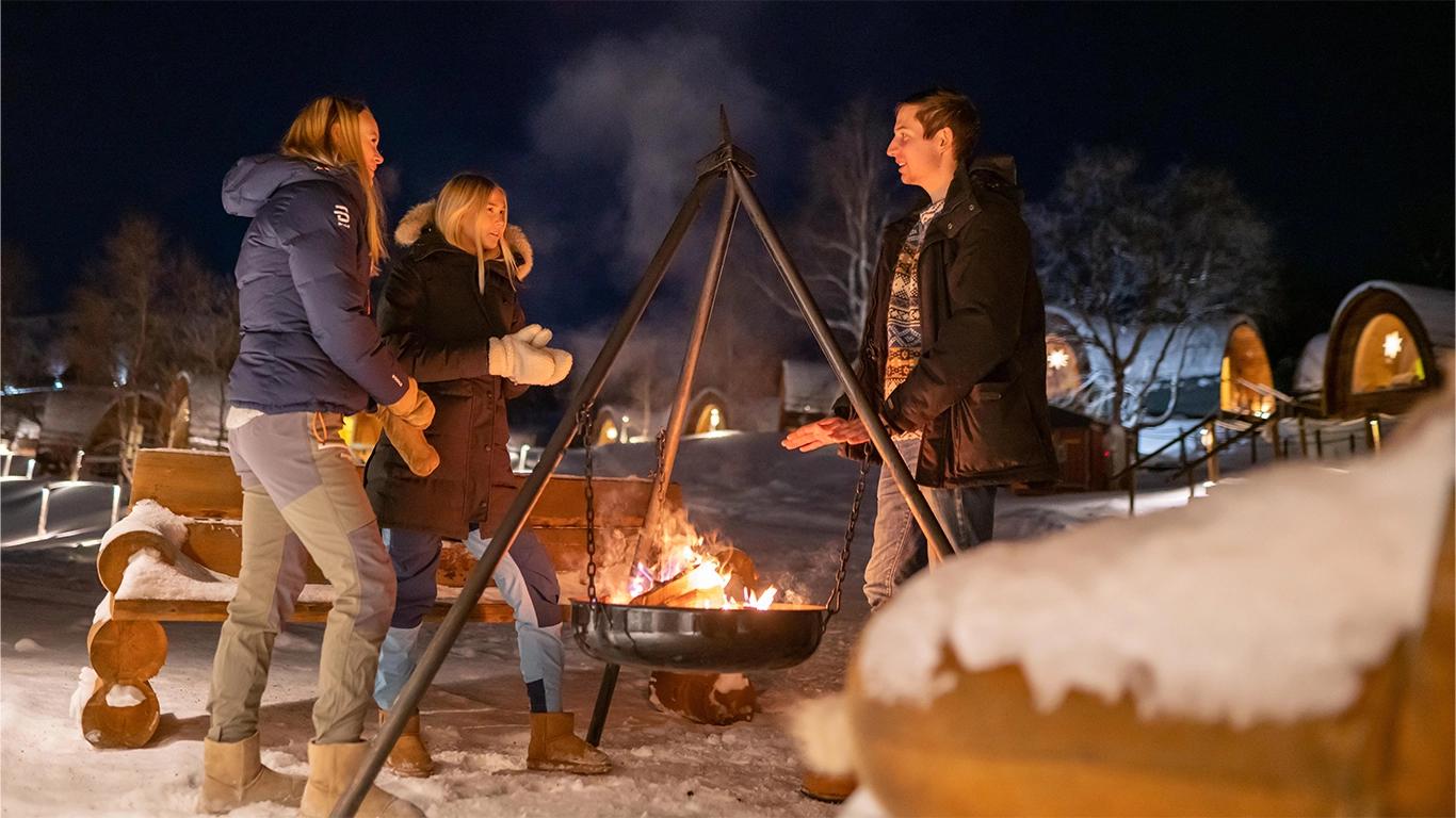 Jul og nyttårsaften på snøhotellet