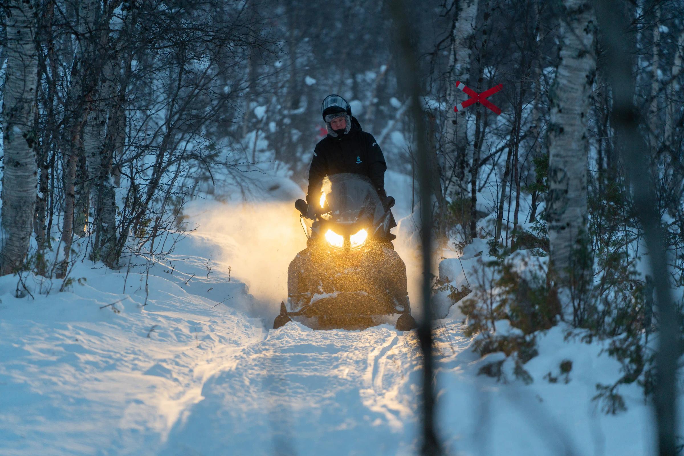 Snøscooterkjøring