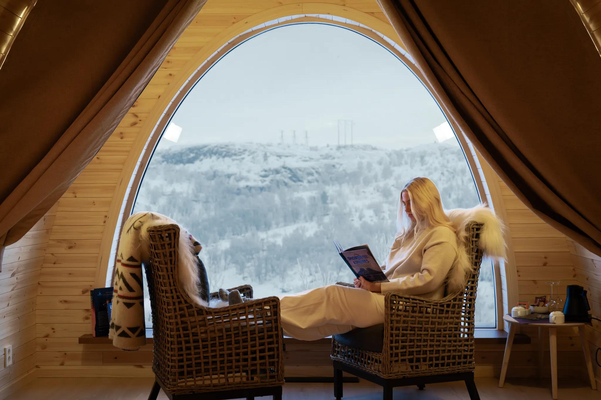 Gammehytter med fjordutsikt: nye, eksklusive og med rolig komfort