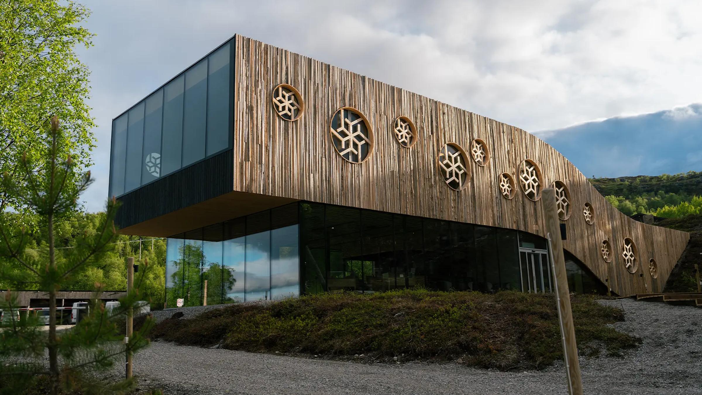 Resepsjonen på Snow Resort Kirkenes om sommeren