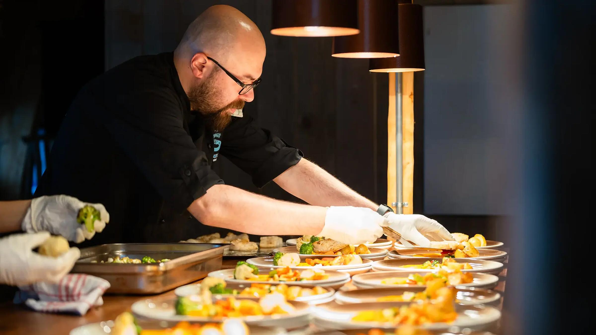 Restauranten på Snow Resort Kirkenes, sommeren 2024