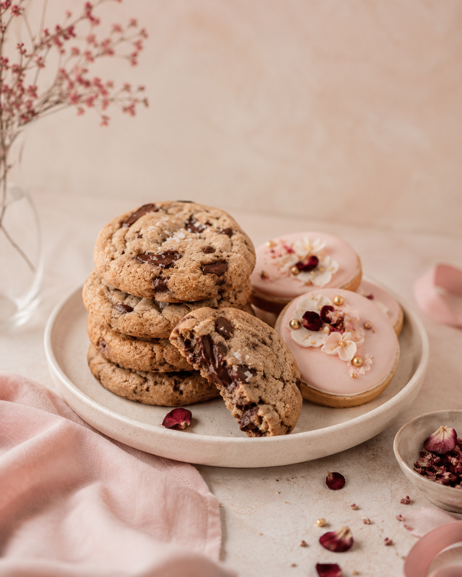 Decorated cookies made for gifting and celebrations