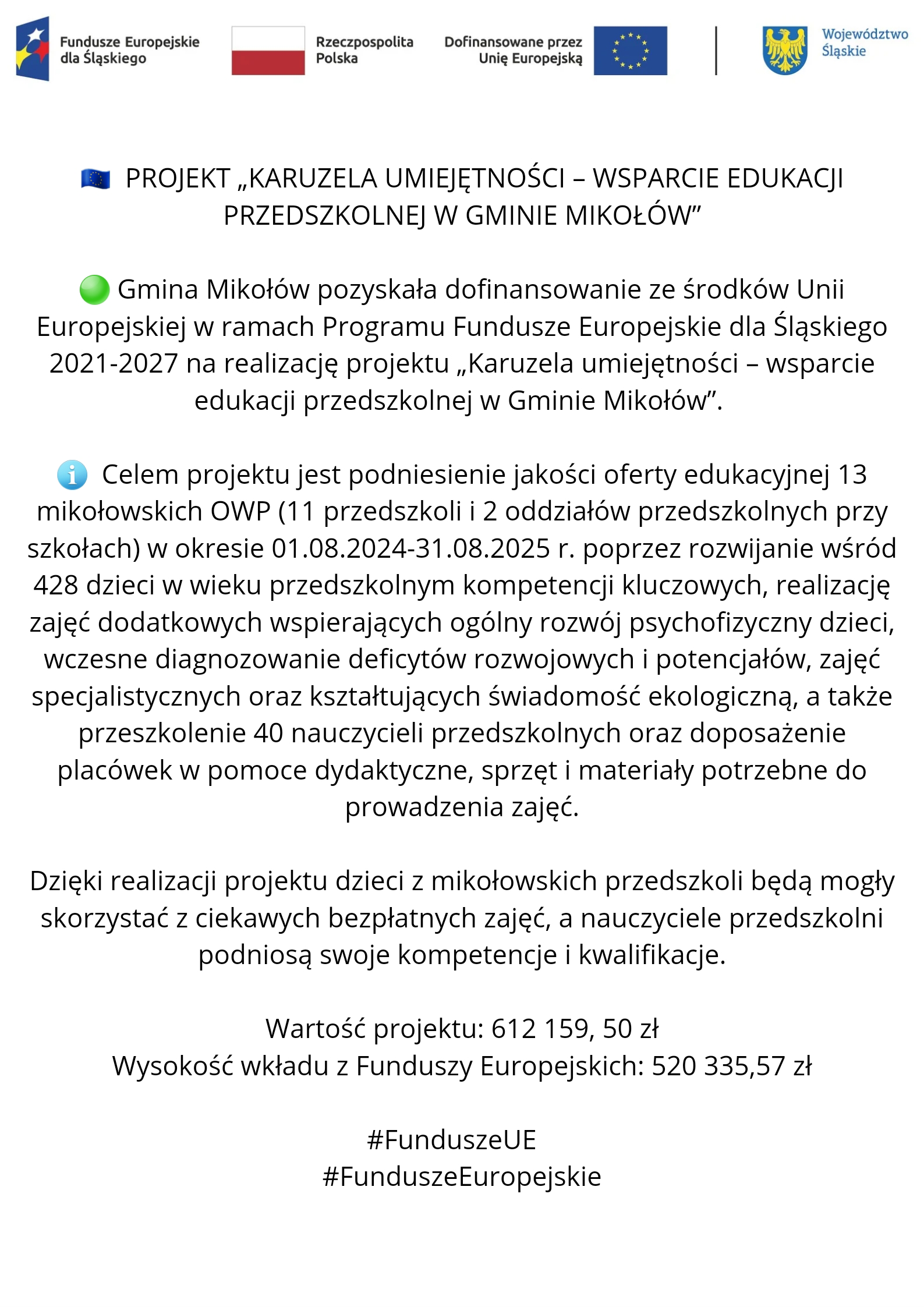 Projekt - karuzela umiejętności