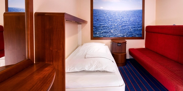 Standard 2-sengs lugar uten vindu