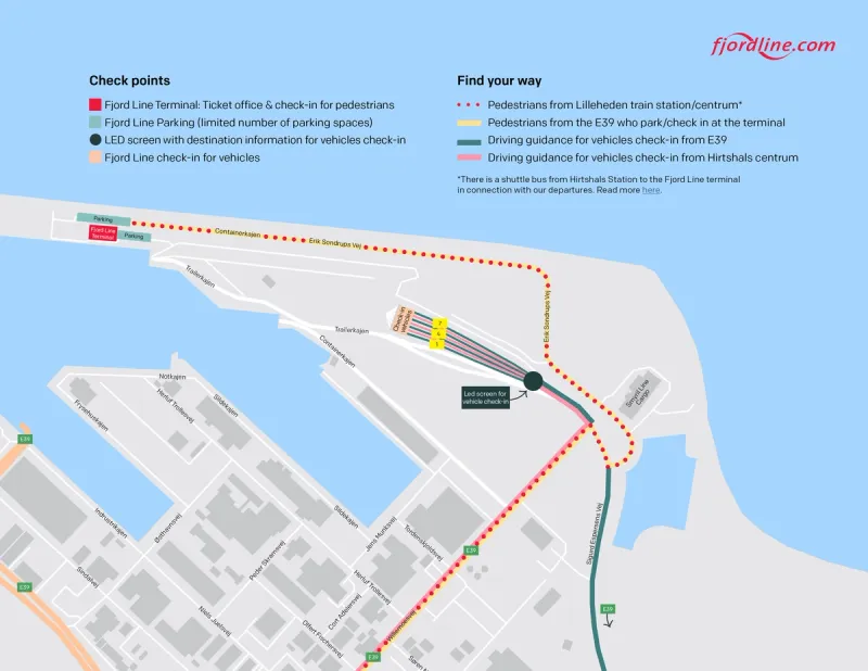 a map showing where to check points and find your way