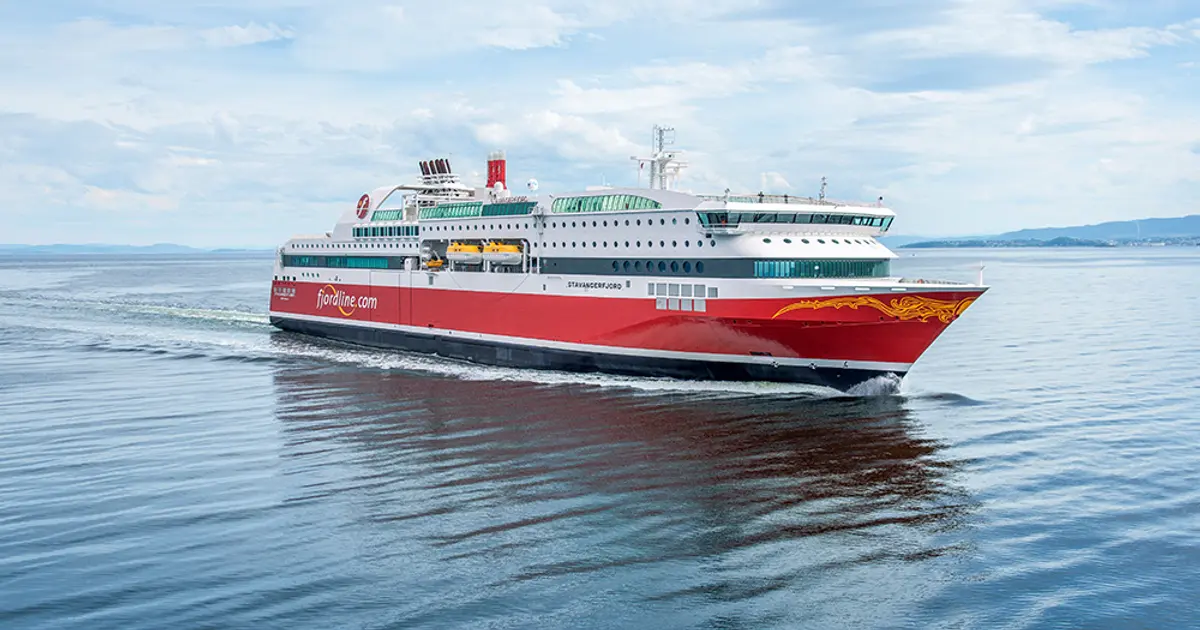 Danske kroner blir gjeldende valuta på Fjord Lines ruter mellom Norge og Danmark