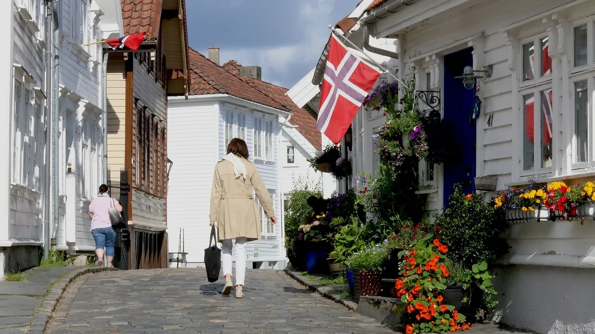 Øvre Strandgate in Gamle Stavanger. Foto: CH – visitnorway.com