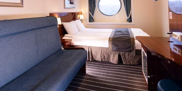 3-Bett-Kabine DeLuxe mit Meerblick