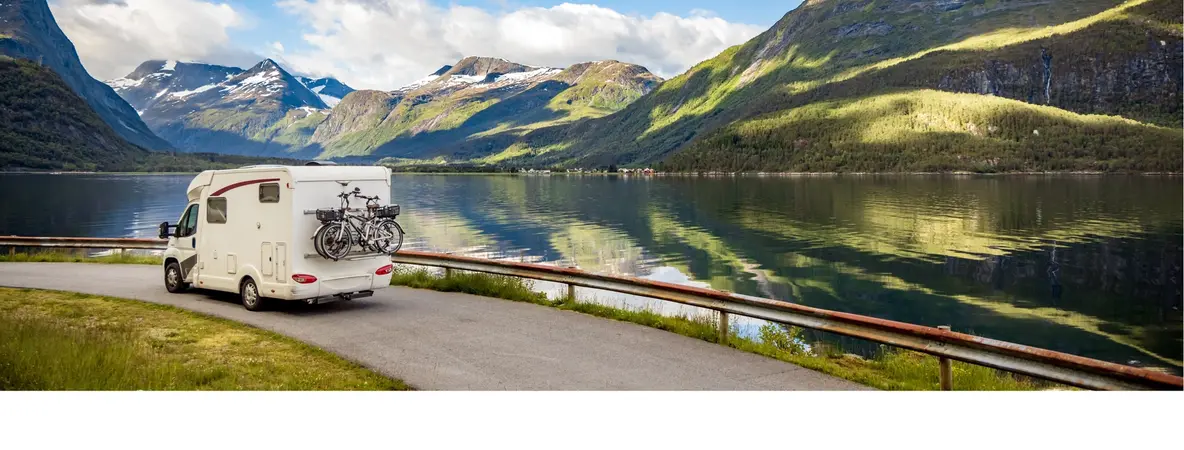 Autocamper eller campingvogn mellem Hirtshals og Kristiansand