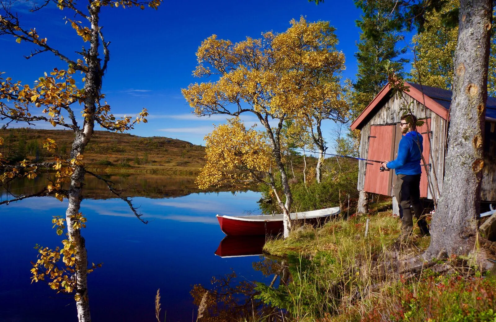 Autumn fishing adventures in Norway