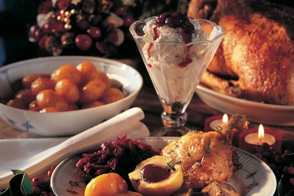 En julemiddag i Danmark kan se ut omtrent som dette. Foto: Visit Denmark