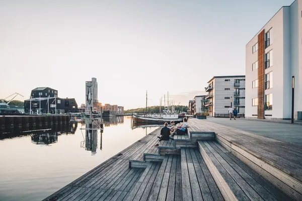 Odense havn er vakker og innholdsrik. Foto: VisitOdense